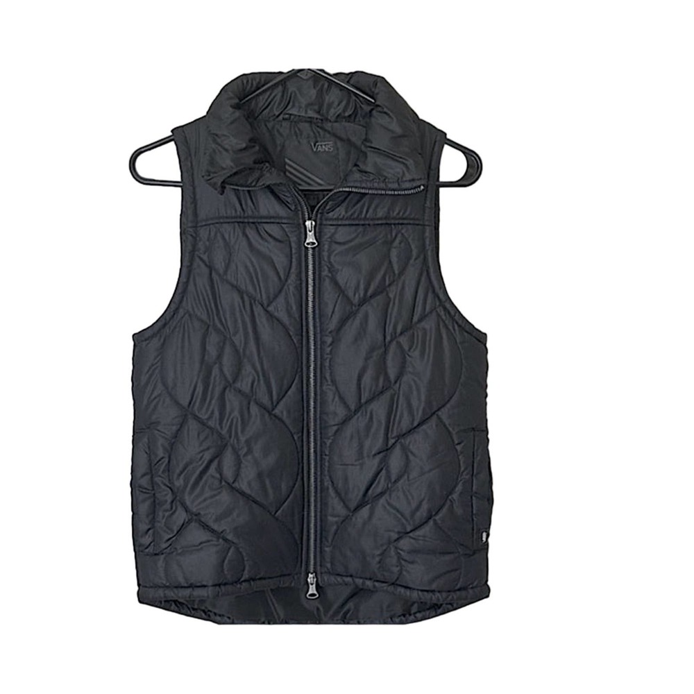 VANS Size SMALL Puffer Sleeveless Vest Jacket Deep Pockets